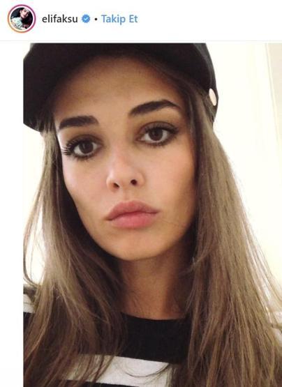 Galatasaray maçında Elif Aksu sürprizi