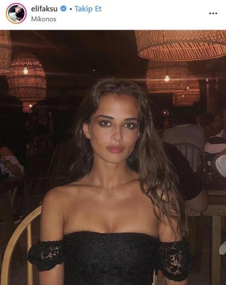 Galatasaray maçında Elif Aksu sürprizi