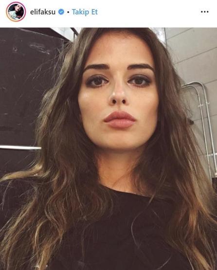 Galatasaray maçında Elif Aksu sürprizi