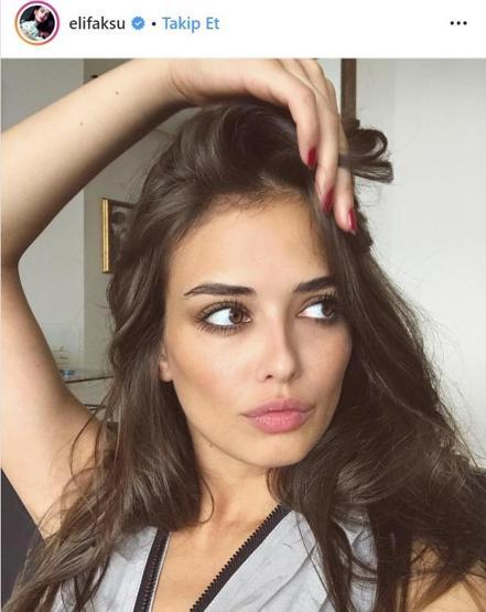 Galatasaray maçında Elif Aksu sürprizi