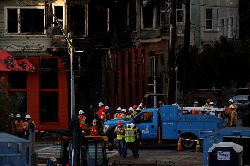 San Franciscoda dehşet anları: Alev içinde kaldılar