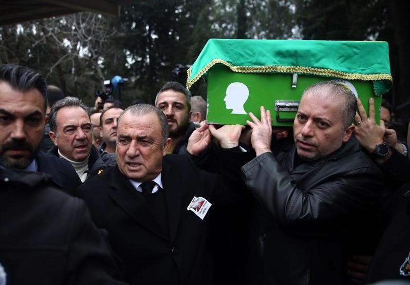 Fatih Terimin babası son yolculuğuna uğurlandı
