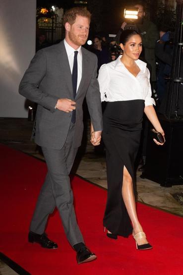 Prens Harry ve Düşes Meghan ödül töreninde