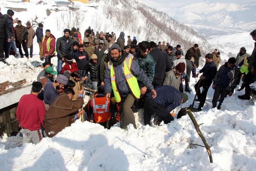 Hindistan’da çığ felaketi