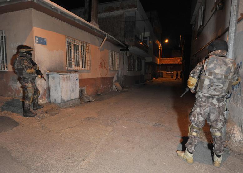 Son dakika: Bursada 4 bin polisle uyuşturucu ve terör operasyonu