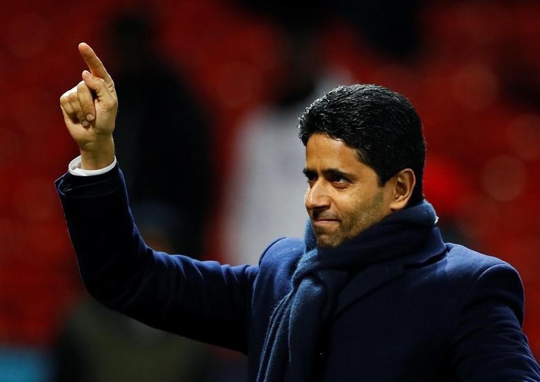 PSG Başkanı Nasser Al-Khelaifiyi hiç böyle görmediniz