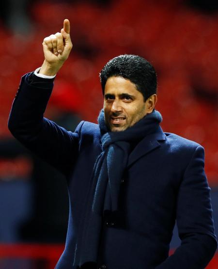 PSG Başkanı Nasser Al-Khelaifiyi hiç böyle görmediniz