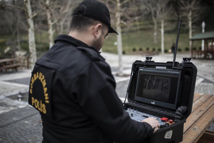 Yerli bomba imha robotu Ertuğrul İstanbulda görev başında