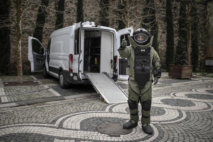 Yerli bomba imha robotu Ertuğrul İstanbulda görev başında