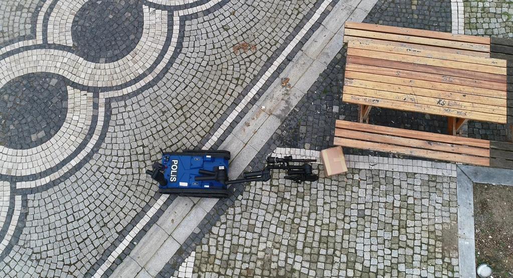 Yerli bomba imha robotu Ertuğrul İstanbulda görev başında