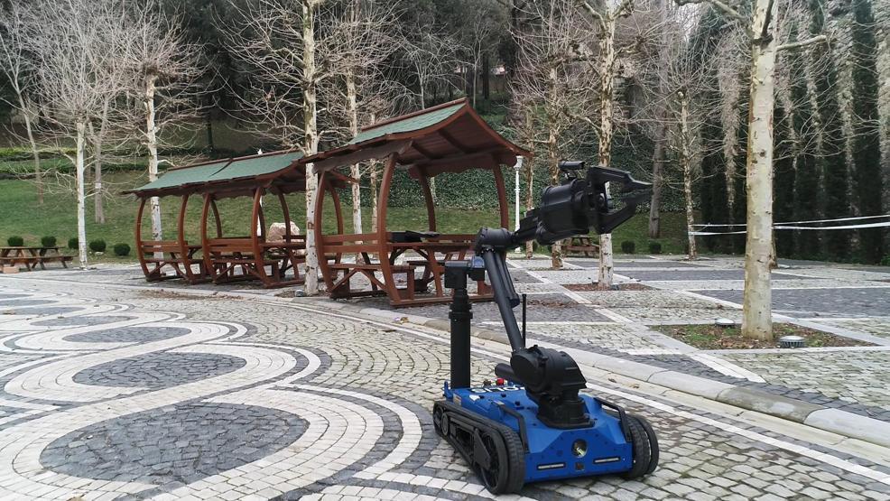 Yerli bomba imha robotu Ertuğrul İstanbulda görev başında