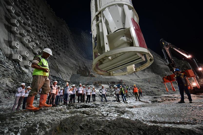 Türkiyenin en yükseğinde 64 metreye ulaşıldı
