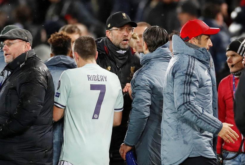 Jürgen Klopp Bayern Münih Teknik Direktörünü azarladı