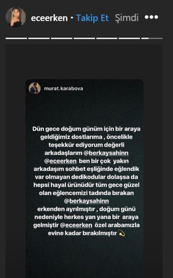 Berkay ile Ece Erken arasında şaşırtan yakınlaşma