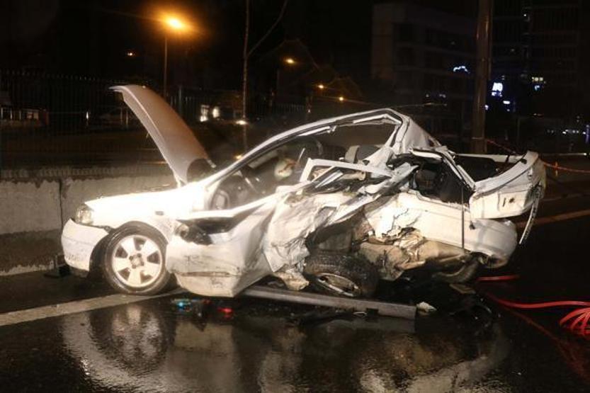 E-5te zincirleme trafik kazası Bir kişi öldü, 4 kişi de yaralandı