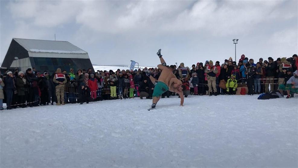 Sarıkamış Kış Oyunları Festivali’nde renkli görüntüler