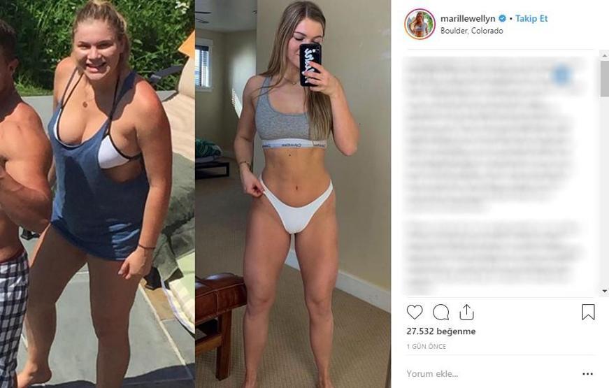 Instagram fenomeni Mari Llewellyn büyük değişimin sırrını verdi
