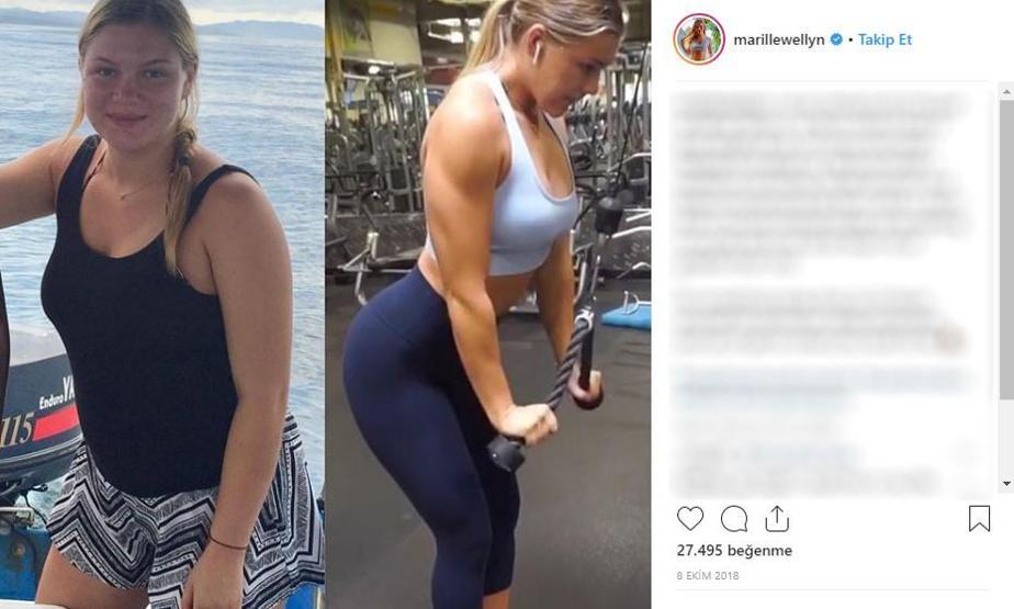 Instagram fenomeni Mari Llewellyn büyük değişimin sırrını verdi