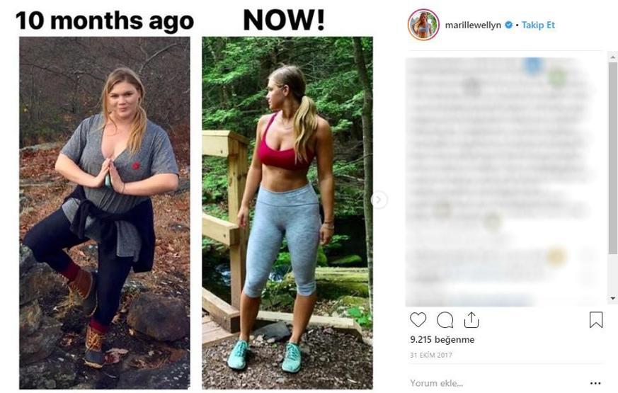 Instagram fenomeni Mari Llewellyn büyük değişimin sırrını verdi