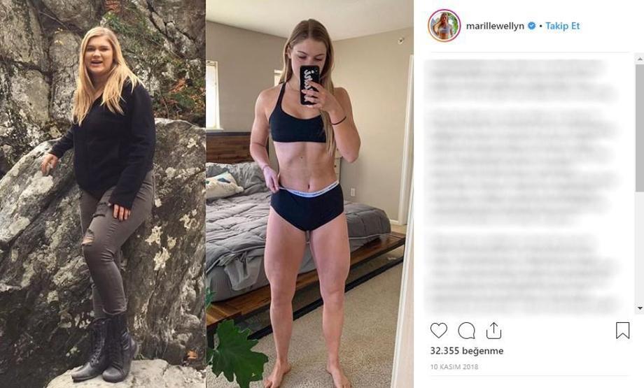 Instagram fenomeni Mari Llewellyn büyük değişimin sırrını verdi