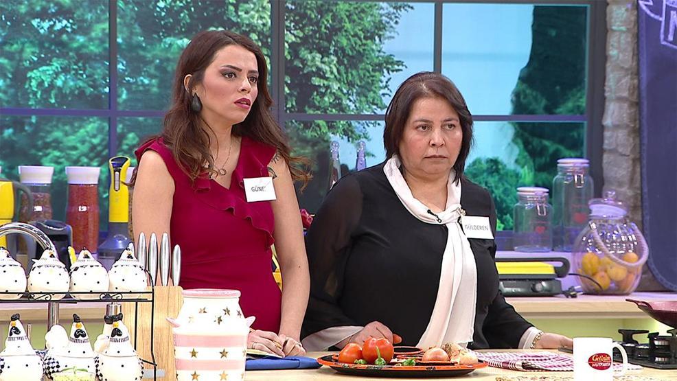 Gelinim Mutfaktaya 51. hafta Gülderen Kıcır ve Güneş Kılıç katıldı