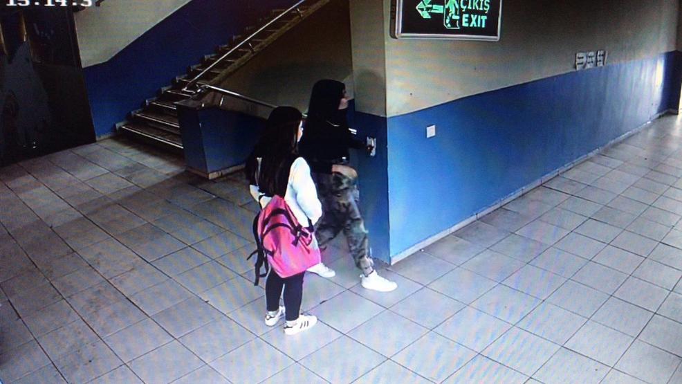 Okul basıp iki öğrenciyi darp etmişlerdi, işte o anların fotoğrafları