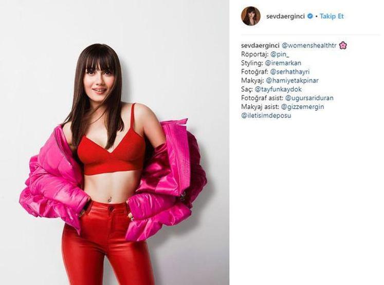 Sevda Erginciden lavabo pozu