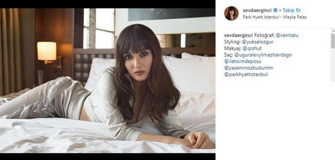 Sevda Erginciden lavabo pozu