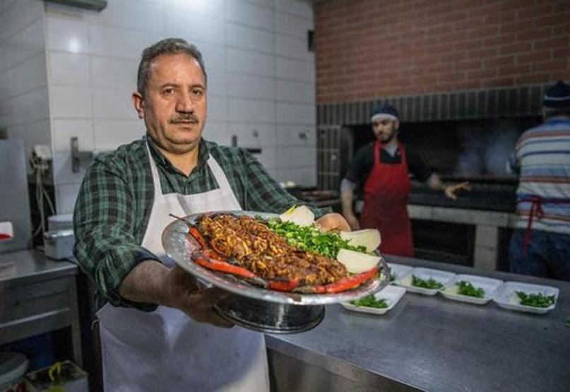 Şanlıurfanın meşhur lezzeti: Keme kebabı