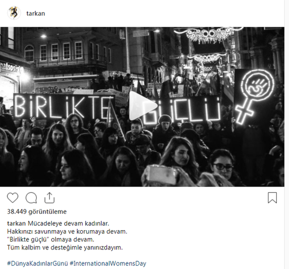 Ünlülerin 8 Mart Dünya Kadınlar Günü paylaşımı