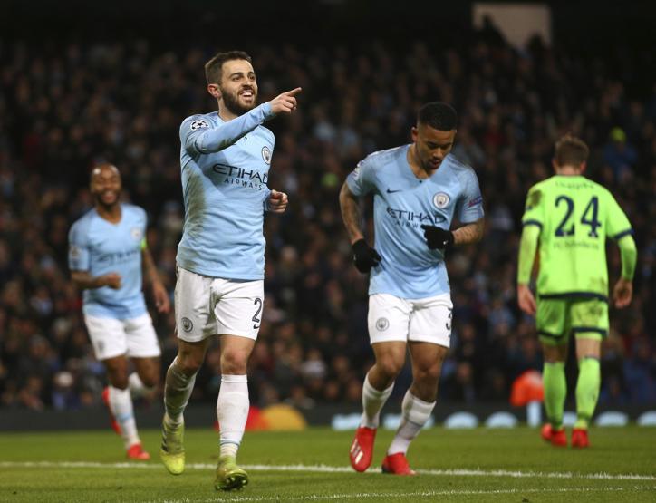 Manchester City Şampiyonlar Ligi gecesine damgasını vurdu