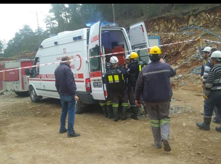 Krom madeninde gerçeği aratmayan tatbikat
