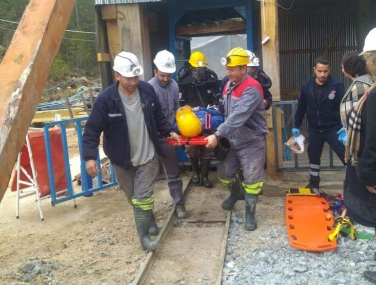 Krom madeninde gerçeği aratmayan tatbikat