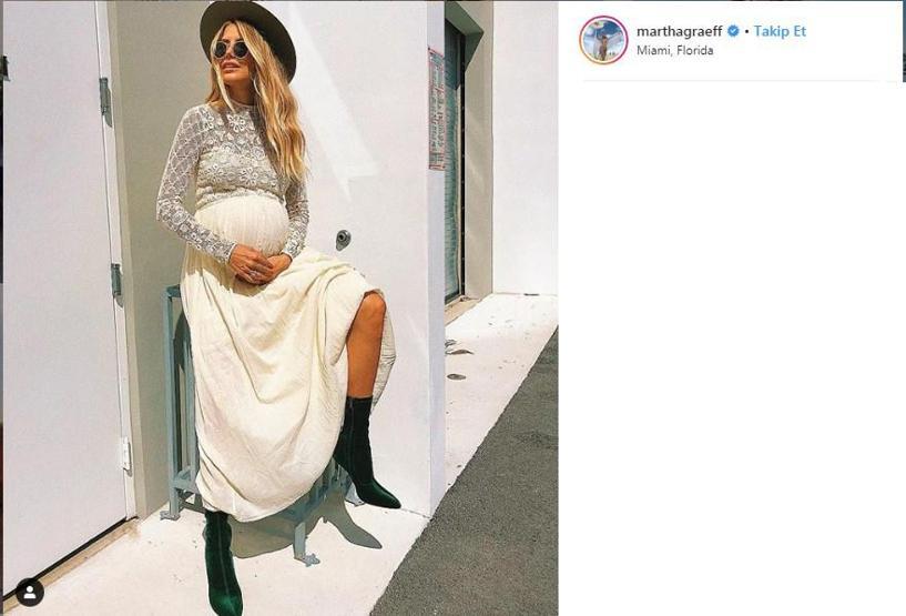 Martha Graeff, iki hafta sonra doğum yapacak