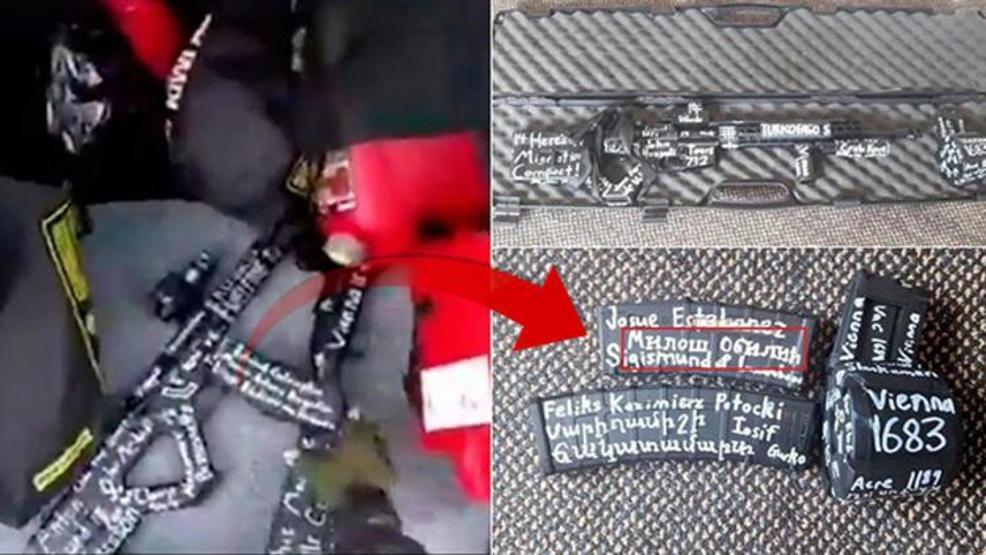Yeni Zelandada camiye saldırı düzenleyen katilin silahlarındaki mesajlar
