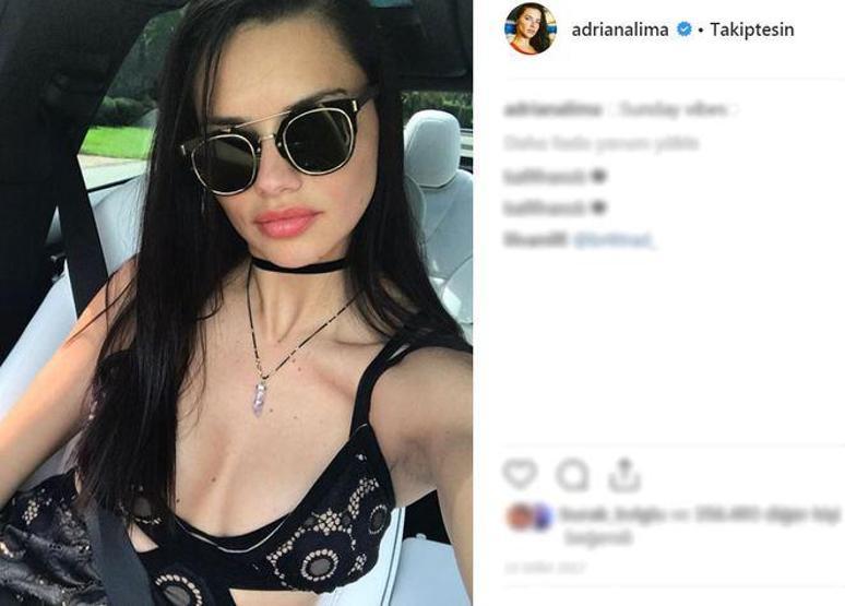 Adriana Lima, Şems-i Tebrizinin sözlerini paylaştı