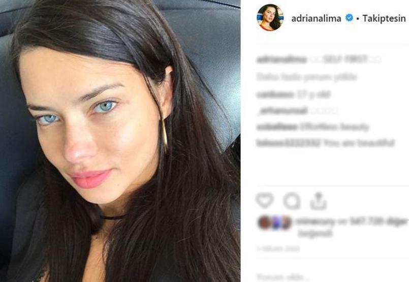 Adriana Lima, Şems-i Tebrizinin sözlerini paylaştı