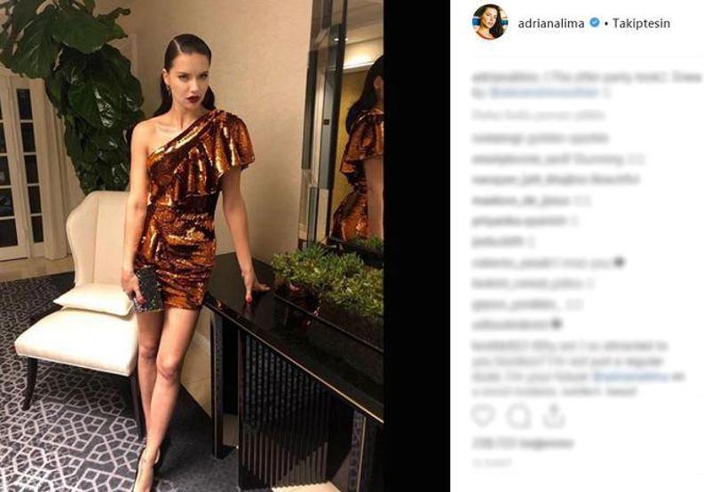 Adriana Lima, Şems-i Tebrizinin sözlerini paylaştı