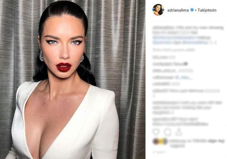 Adriana Lima, Şems-i Tebrizinin sözlerini paylaştı