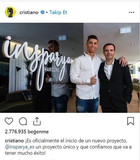 Cristiano Ronaldonun yeni işi