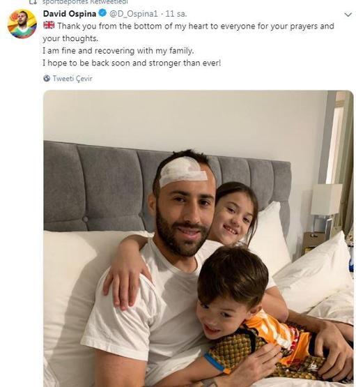 David Ospina taburcu edildi