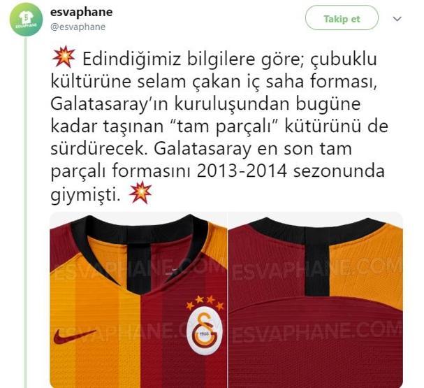 Galatasarayın yeni sezon forması sızdı