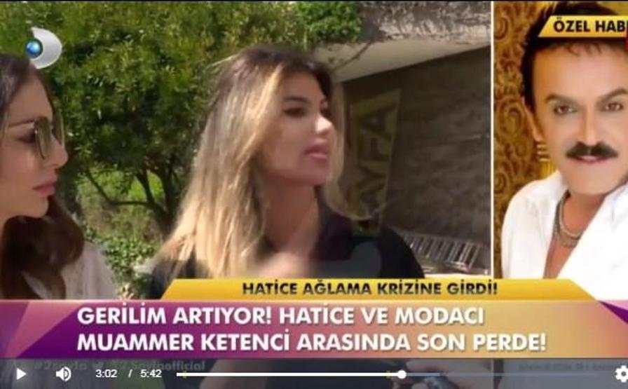 Hatice ağlama krizine girdi
