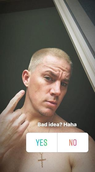 Channing Tatum saçlarını sarıya boyattı