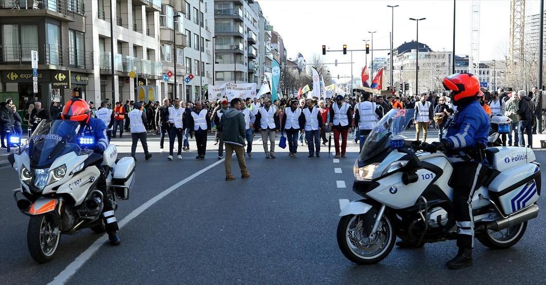 Brükselde ırkçılık ve ayrımcılık karşıtı yürüyüş