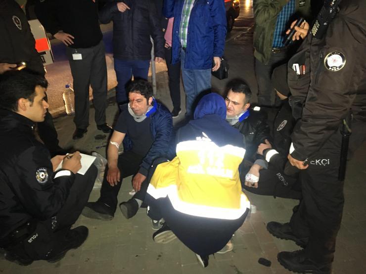 İşçileri taşıyan minibüs kaza yaptı: 14 yaralı