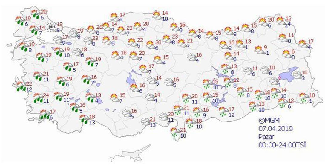 Son dakika haberleri… Hava durumu 6-7 Nisan tarihlerinde nasıl olacak