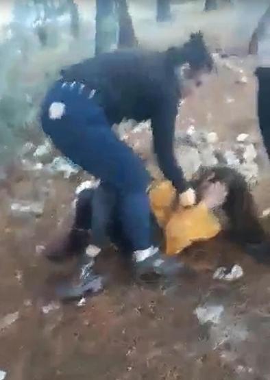 Liseli kıza ormanda dayağa bir tutuklama daha