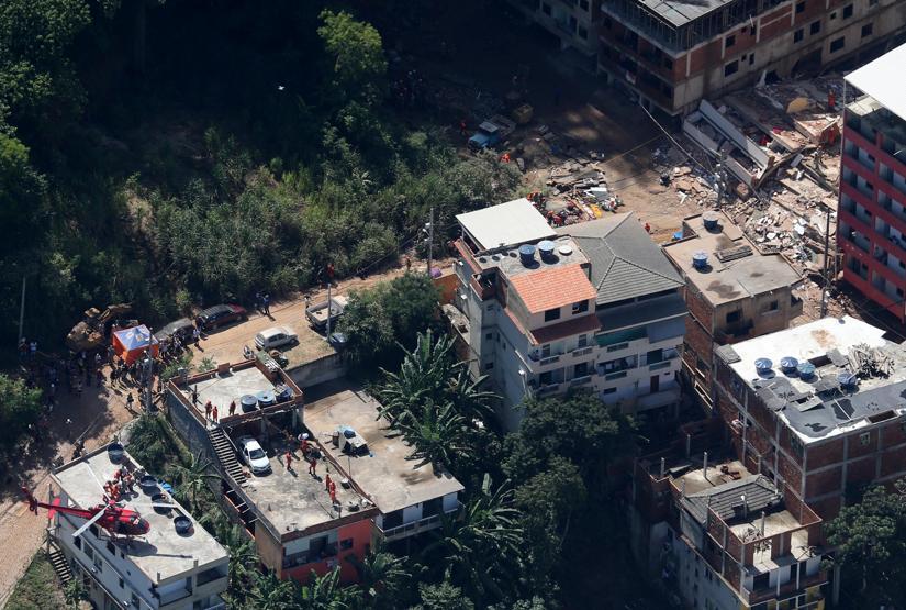 Brezilyada iki bina çöktü: 2 ölü, 2 yaralı