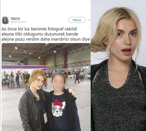 Sosyal medya bu fotoğrafı konuşuyor: Gören Aleyna Tilki sandı